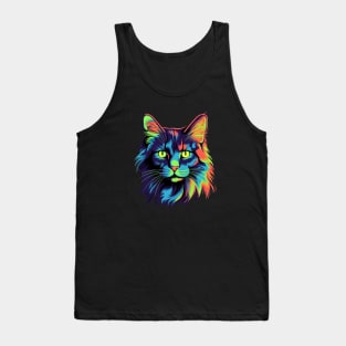 Cute Nebelung Cat Tank Top